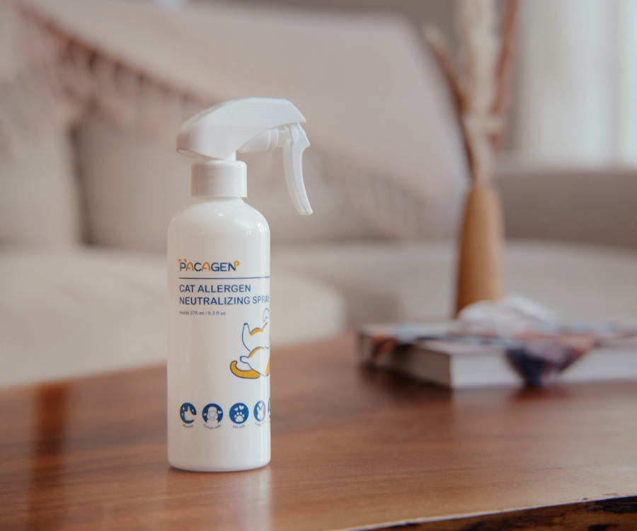 Pacagen cat allergen neutralizing spray