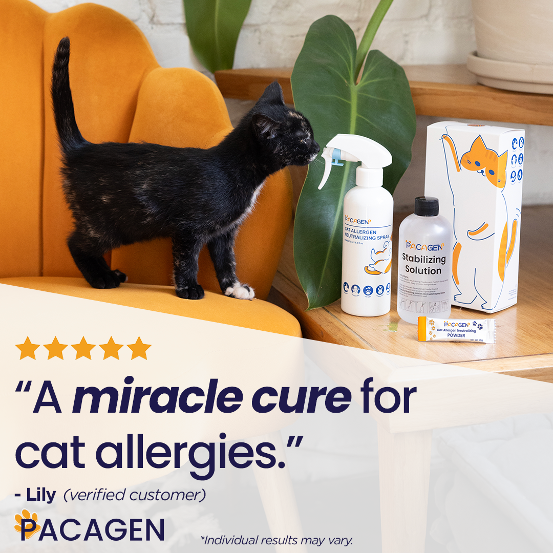 Cat Allergen Neutralizing Spray Starter Pack