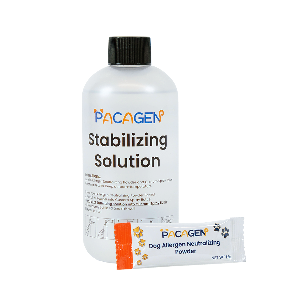 Dog Allergen Neutralizing Powder + Stabilizing Solution Refill Pack